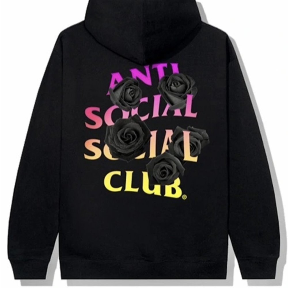 Anti Social Social Club In The Lead Black Hoodie ASSC New